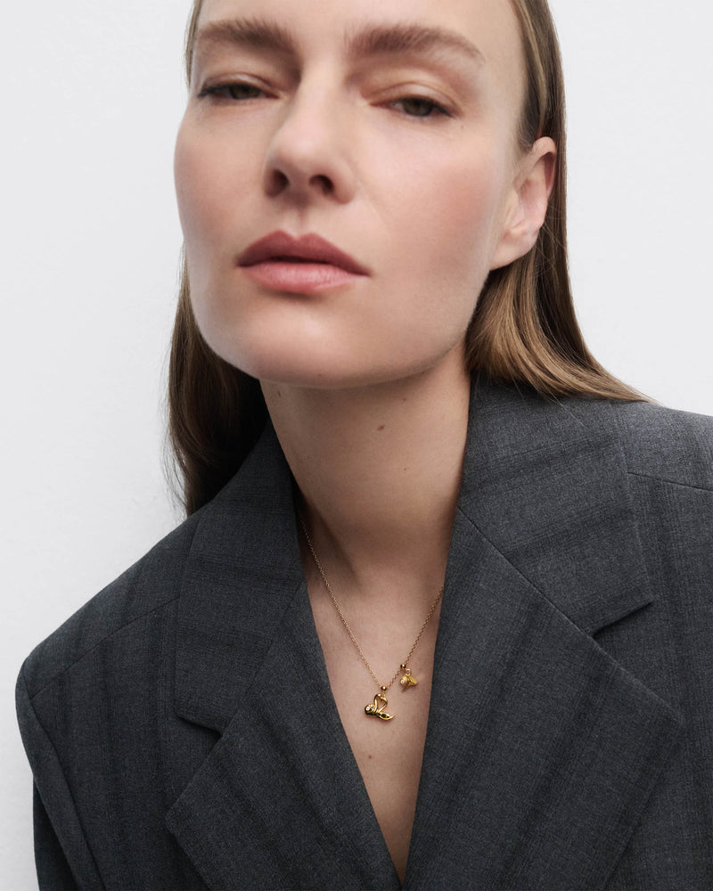 Golf charm - 
  
    Sterling Silver / 18K Gold plating
  
