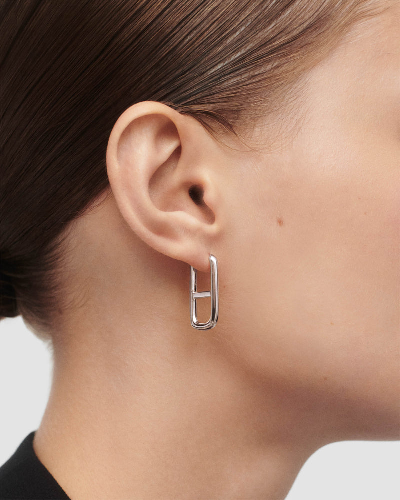 Texas silver hoops - 
  
    Sterling Silver
  
