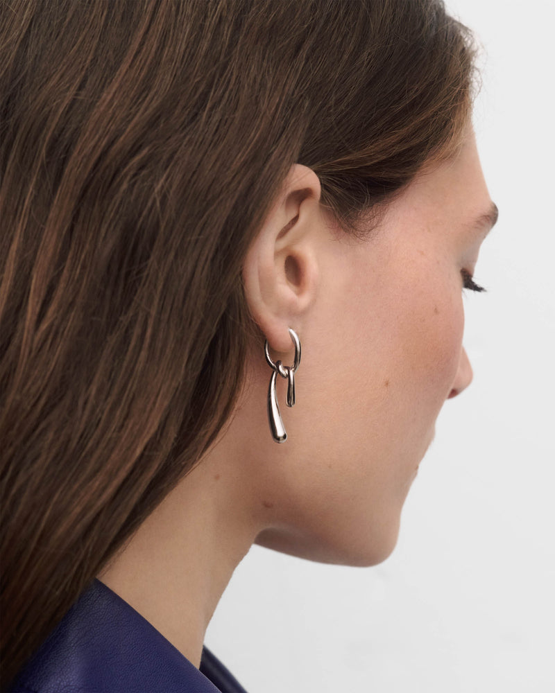 Twist silver hoops - 
  
    Sterling Silver
  
