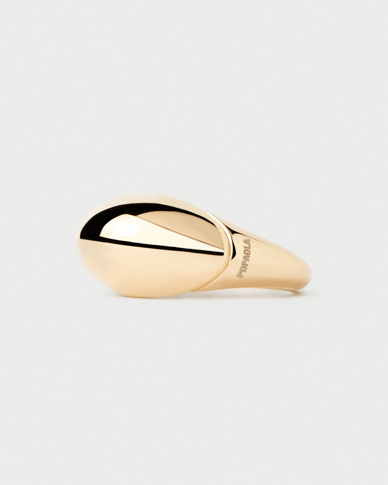 Bamboo Ring - 
  
    Sterling Silver / 18K Gold plating
  

