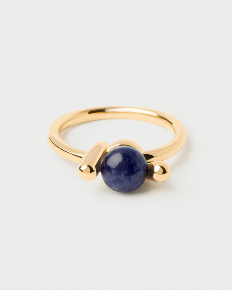 Sodalite Nexus ring - 
  
    Sterling Silver / 18K Gold plating
  
