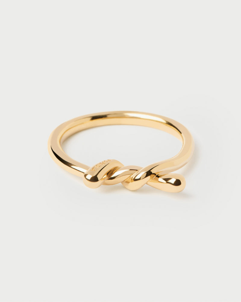 Twist ring - 
  
    Sterling Silver / 18K Gold plating
  
