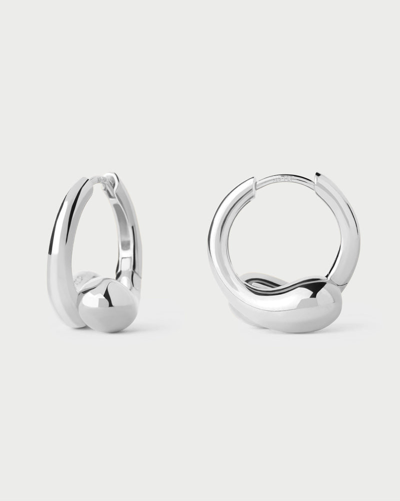 Loop silver hoops - 
  
    Sterling Silver
  
