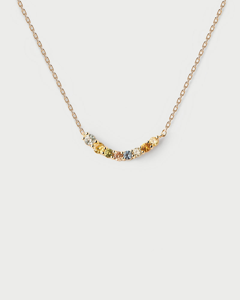 Rainbow necklace - 
  
    Sterling Silver / 18K Gold plating
  

