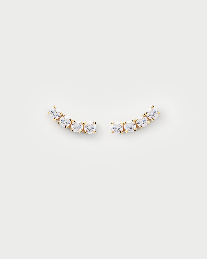 Uma Single Earring - 
  
    Sterling Silver / 18K Gold plating
  
