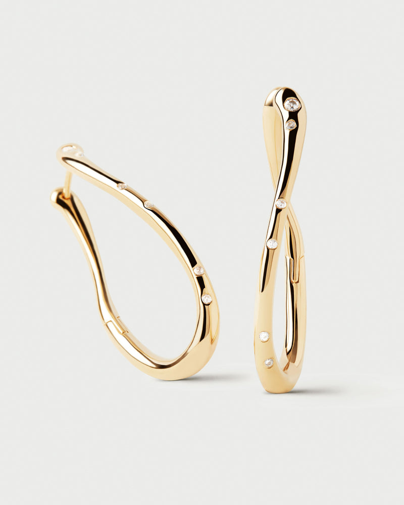 Air hoops - 
  
    Sterling Silver / 18K Gold plating
  
