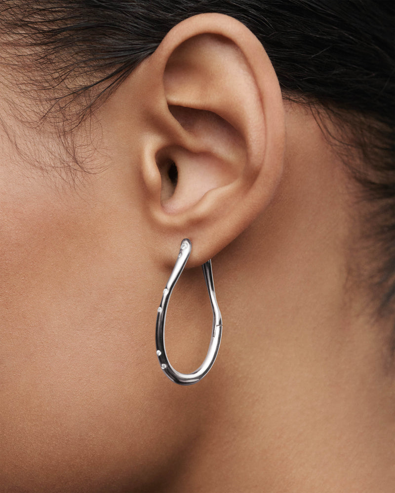 Air silver hoops - 
  
    Sterling Silver
  
