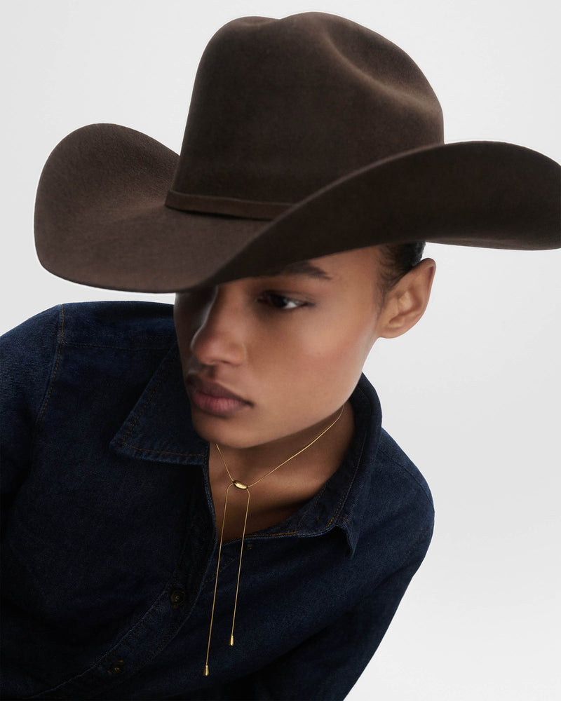 Rodeo Slider Necklace - 
  
    Sterling Silver / 18K Gold plating
  
