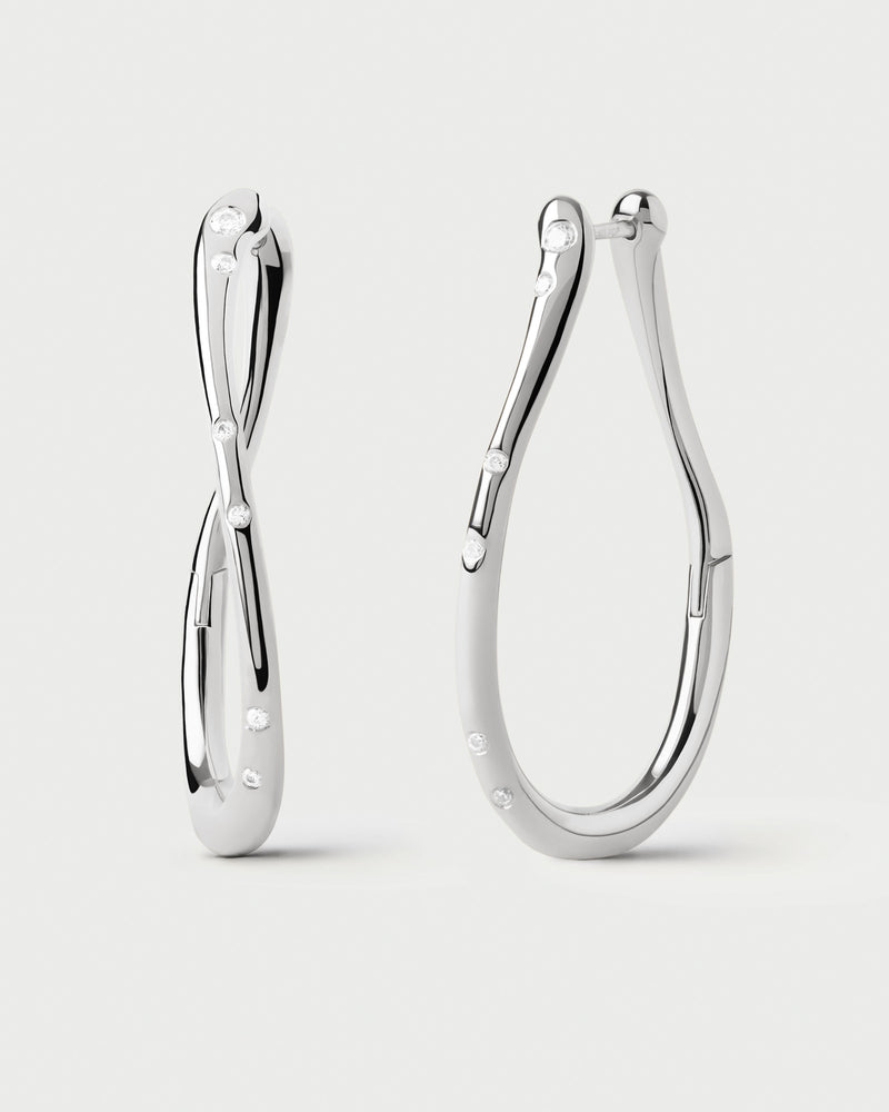Air silver hoops - 
  
    Sterling Silver
  
