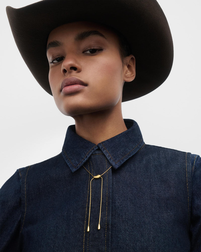 Rodeo Slider Necklace - 
  
    Sterling Silver / 18K Gold plating
  
