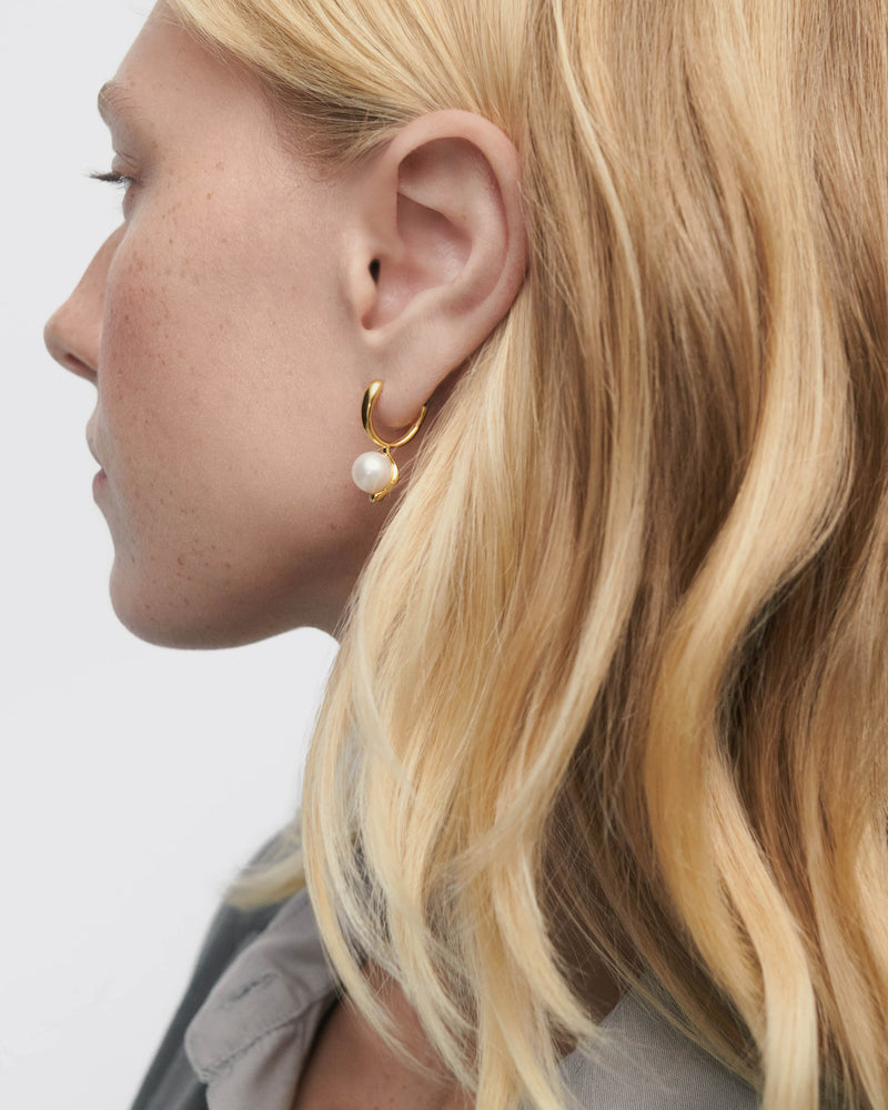 La Perla hoops - 
  
    Sterling Silver / 18K Gold plating
  
