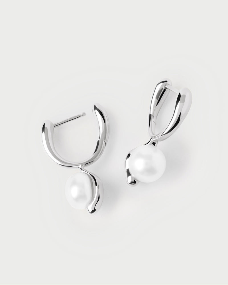 La Perla Mini silver hoops - 
  
    Sterling Silver
  
