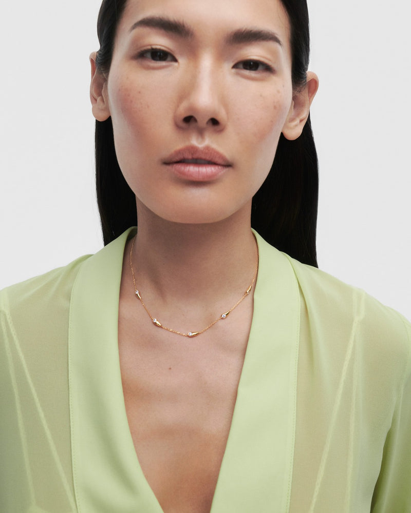 Becca necklace - 
  
    Sterling Silver / 18K Gold plating
  
