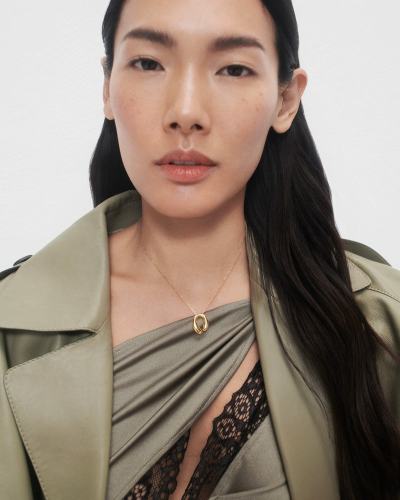 Helix necklace - 
  
    Sterling Silver / 18K Gold plating
  
