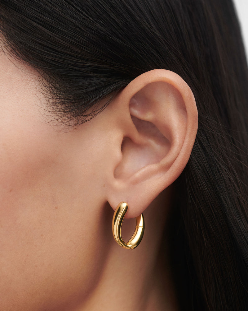 Helix hoops - 
  
    Sterling Silver / 18K Gold plating
  
