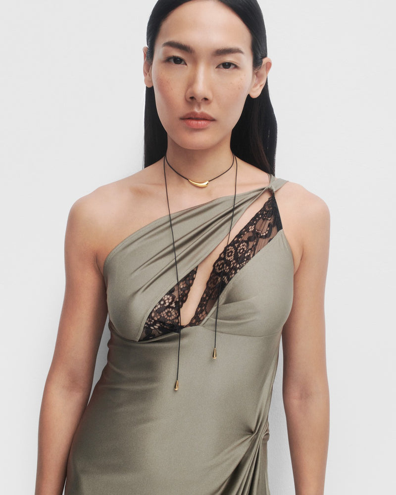 Orbit cord necklace - 
  
    Sterling Silver / 18K Gold plating
  
