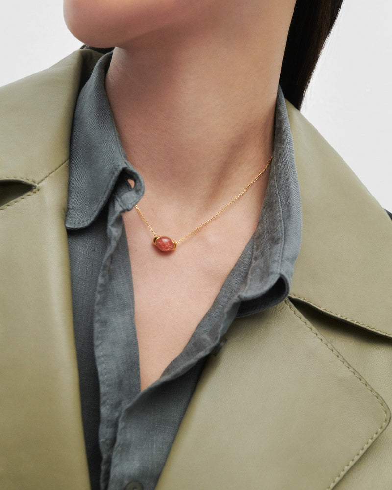 Sunstone Bay necklace - 
  
    Sterling Silver / 18K Gold plating
  
