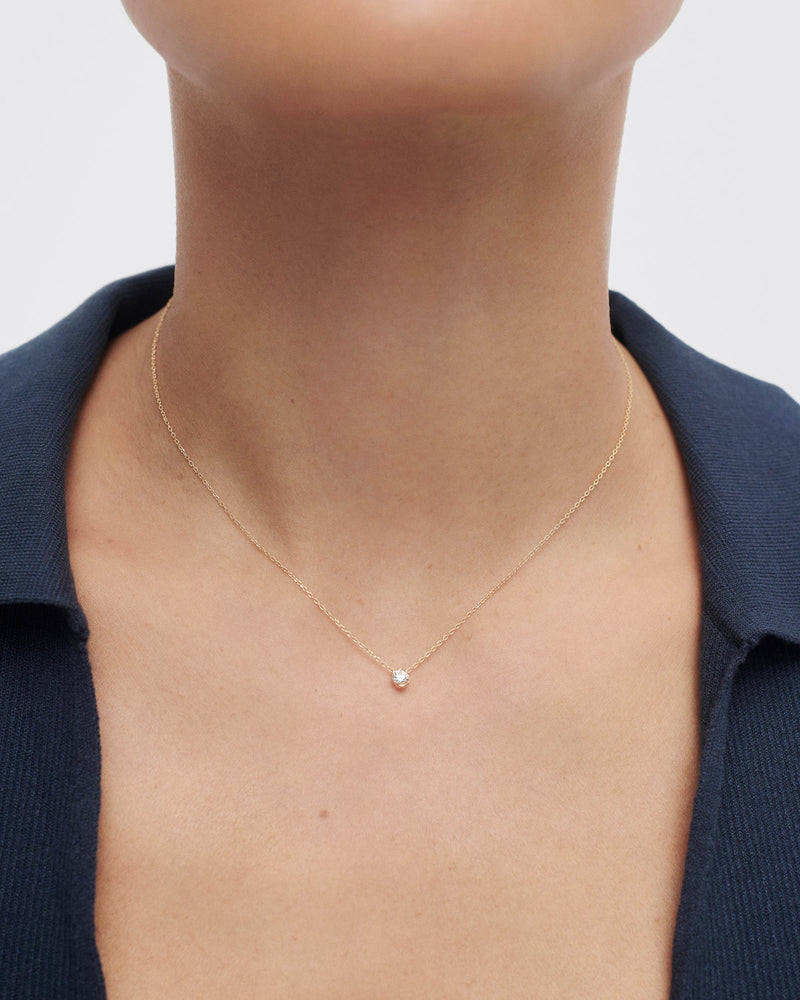 Diamonds and gold Delia necklace - 
  
    18K Gold
  
