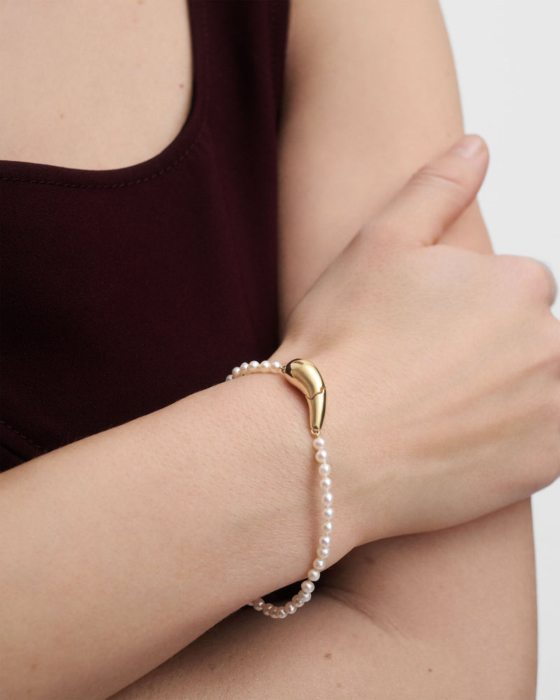 La perla essential bracelet - 
  
    Sterling Silver / 18K Gold plating
  
