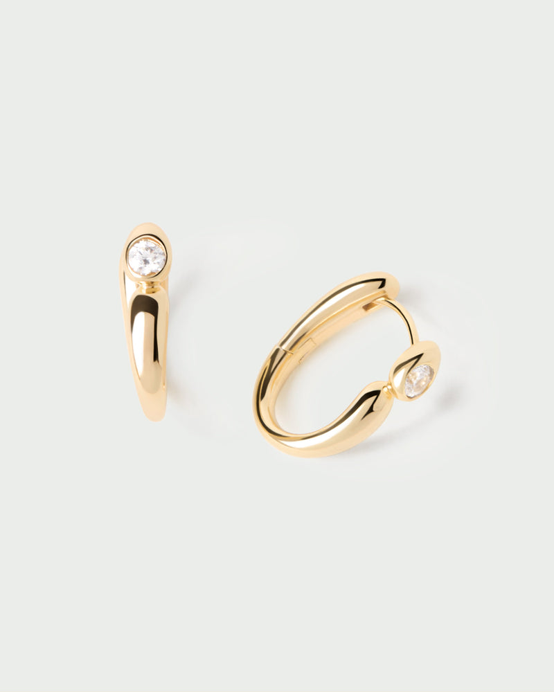 Becca hoops - 
  
    Sterling Silver / 18K Gold plating
  
