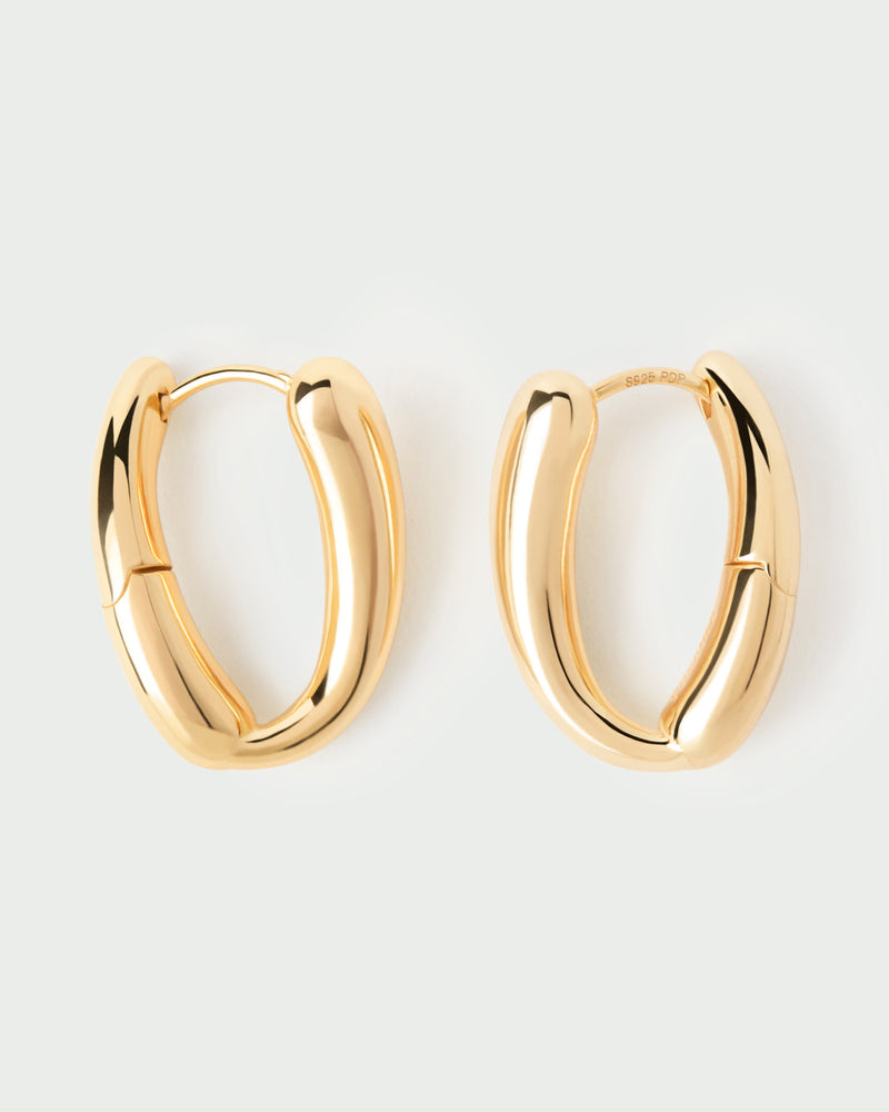 Helix hoops - 
  
    Sterling Silver / 18K Gold plating
  
