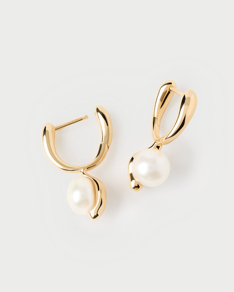 La Perla hoops - 
  
    Sterling Silver / 18K Gold plating
  
