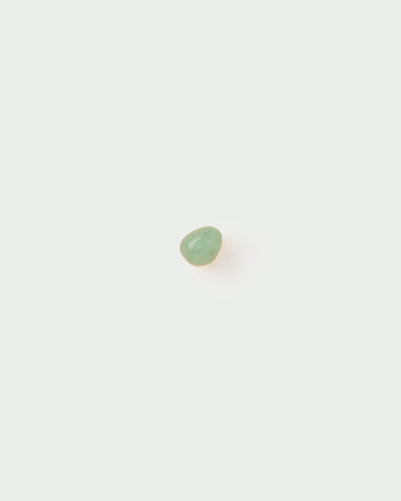 Green aventurine Gravity ear piercing - 
  
    Sterling Silver / 18K Gold plating
  
