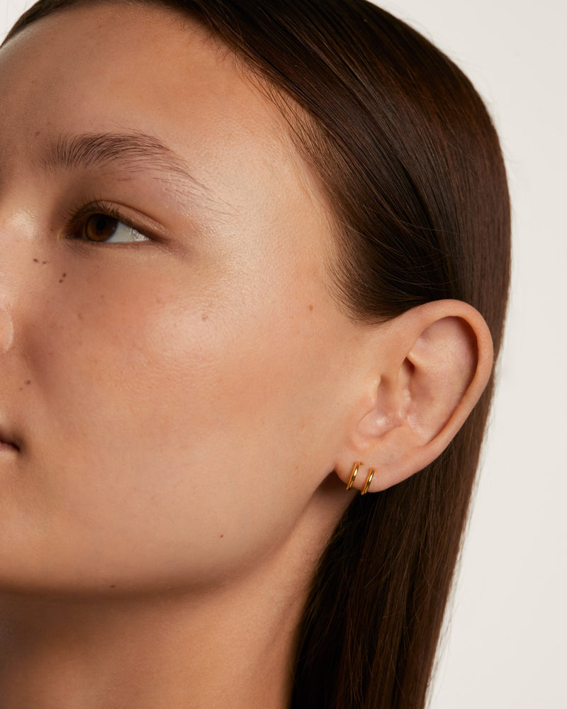 Nexa Earrings - 
  
    Sterling Silver / 18K Gold plating
  
