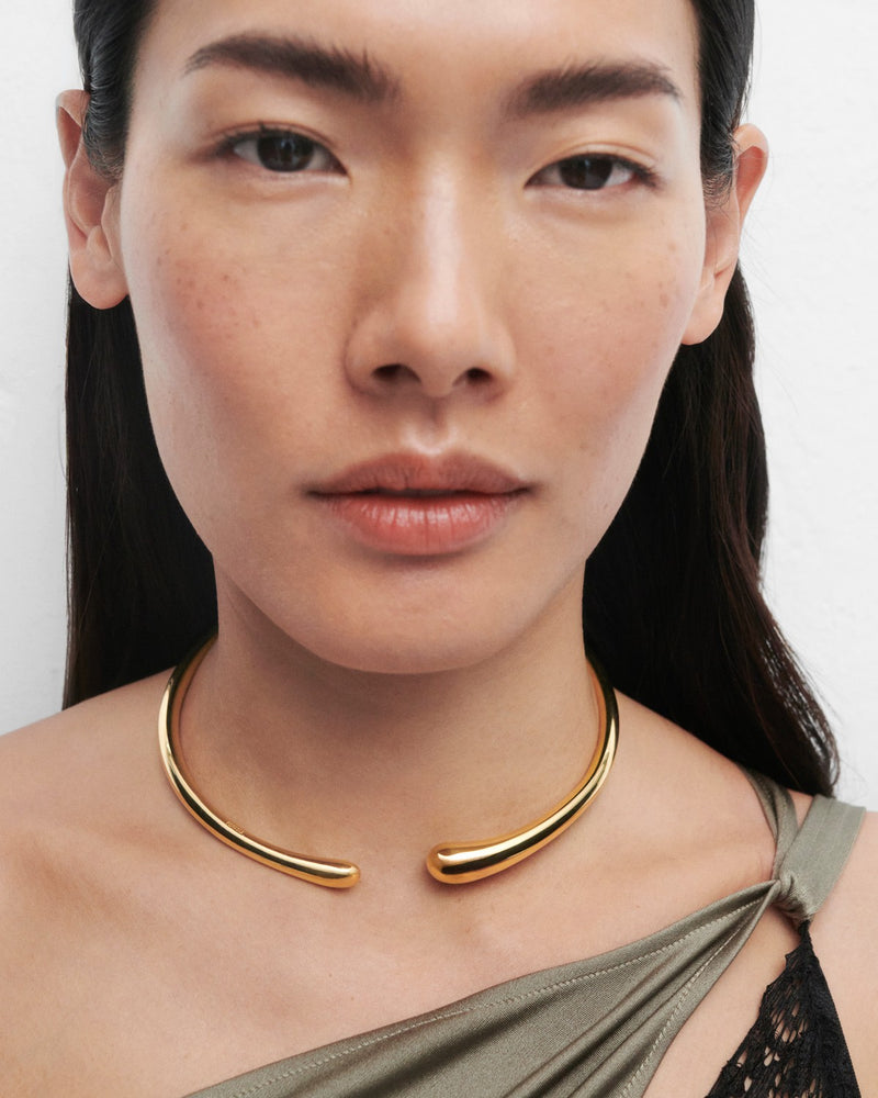 Orbit choker necklace - 
  
    Sterling Silver / 18K Gold plating
  
