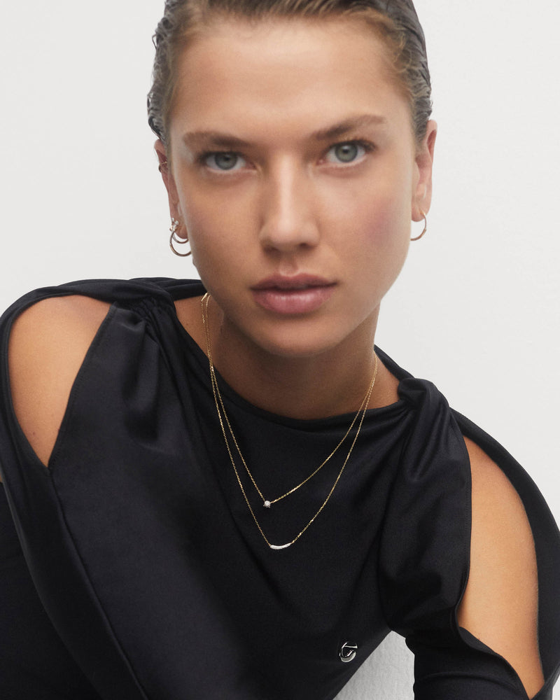 Diamonds and gold Pop necklace - 
  
    18K Gold
  
