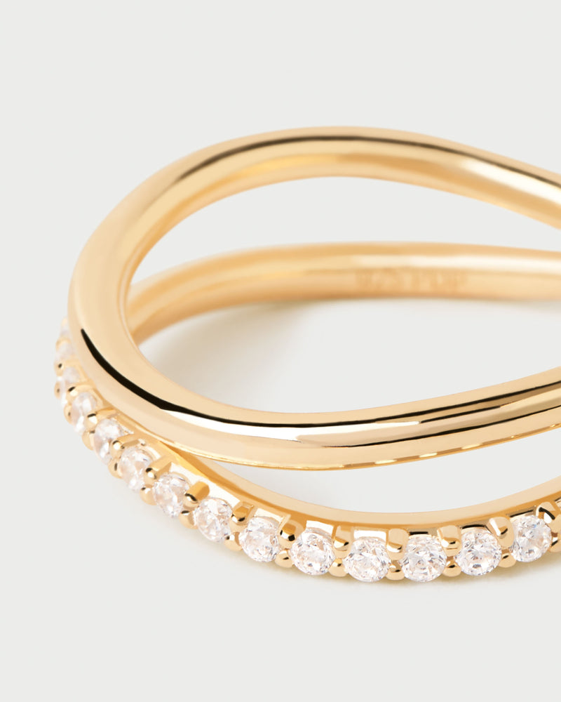 Twister Ring - 
  
    Sterling Silver / 18K Gold plating
  
