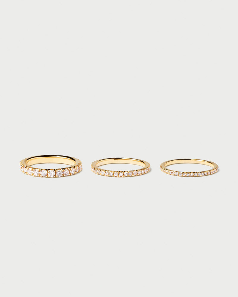 Diamonds and gold Eternity Medium Ring - 
  
    18K Gold
  
