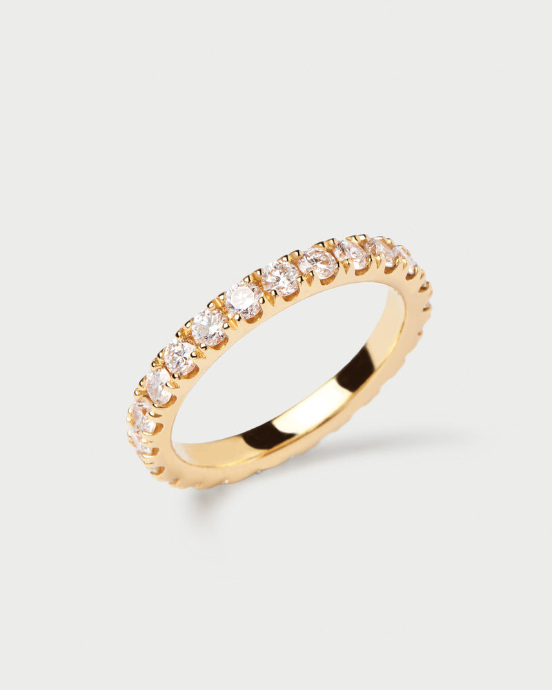 Diamonds and gold Eternity Supreme Ring - 
  
    18K Gold
  
