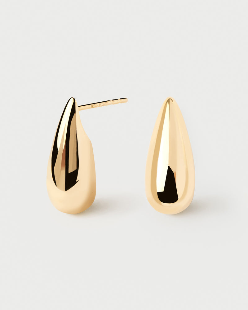 Large Sugar Earrings - 
  
    Sterling Silver / 18K Gold plating
  
