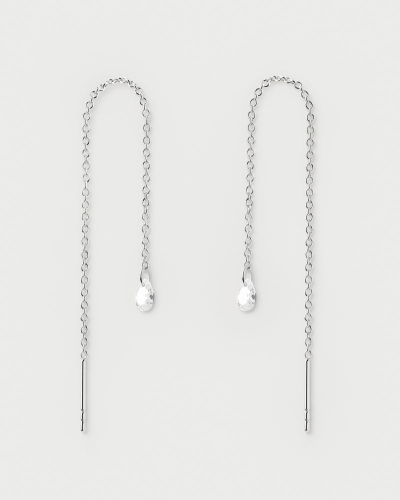 Waterfall drop silver Earrings - 
  
    Sterling Silver
  
