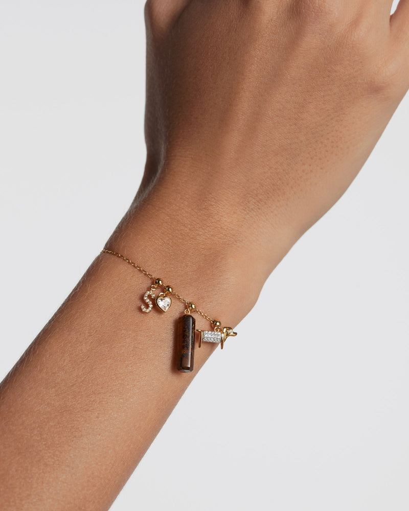 Northern Star Charm - 
  
    Sterling Silver / 18K Gold plating
  
