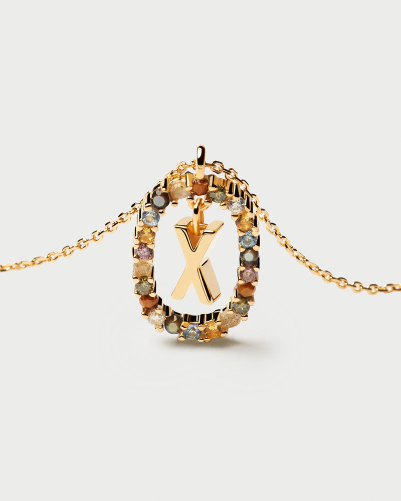 Letter X Necklace - 
  
    Sterling Silver / 18K Gold plating
  
