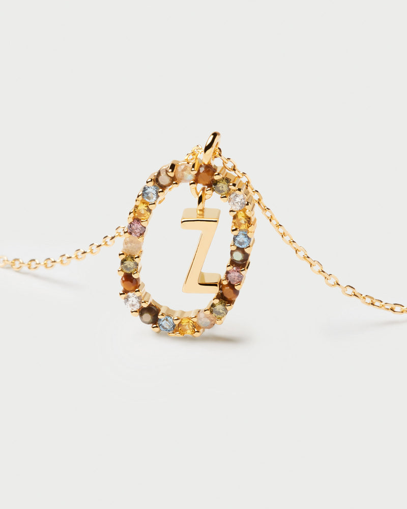 Letter Z Necklace - 
  
    Sterling Silver / 18K Gold plating
  
