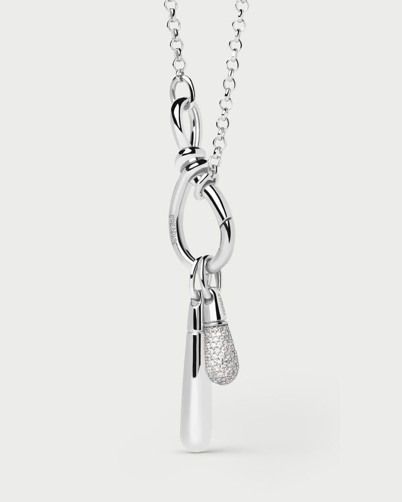 Large Drop Silver Pendant - 
  
    Sterling Silver
  
