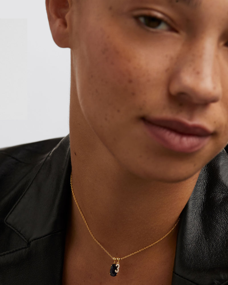 Number 3 Charm - 
  
    Sterling Silver / 18K Gold plating
  
