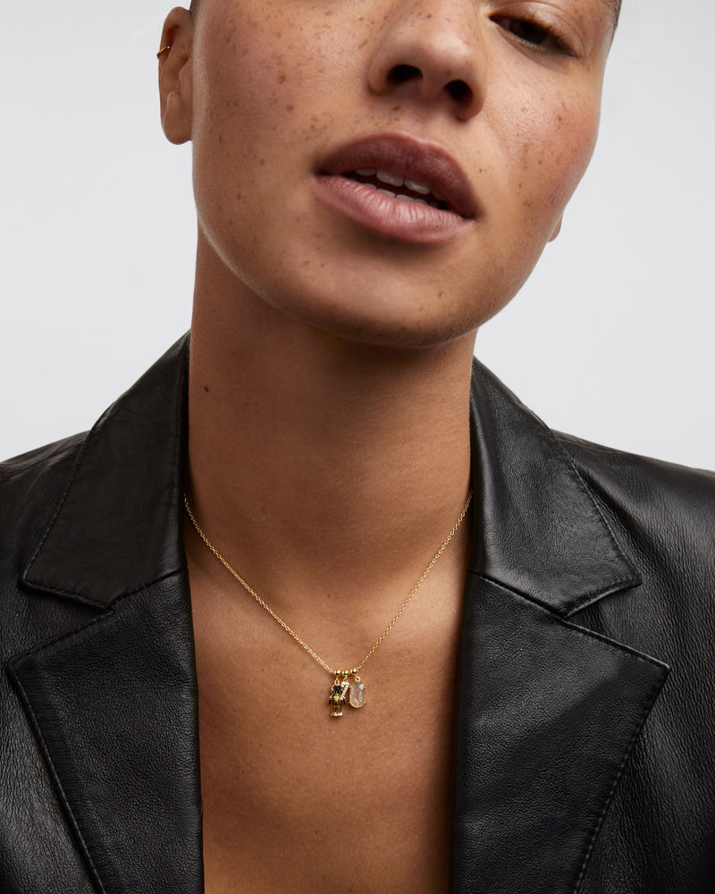 Astronaut Charm - 
  
    Sterling Silver / 18K Gold plating
  
