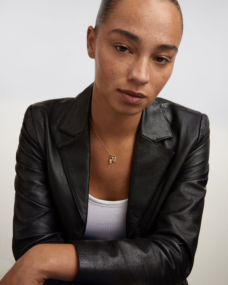 Astronaut Charm - 
  
    Sterling Silver / 18K Gold plating
  
