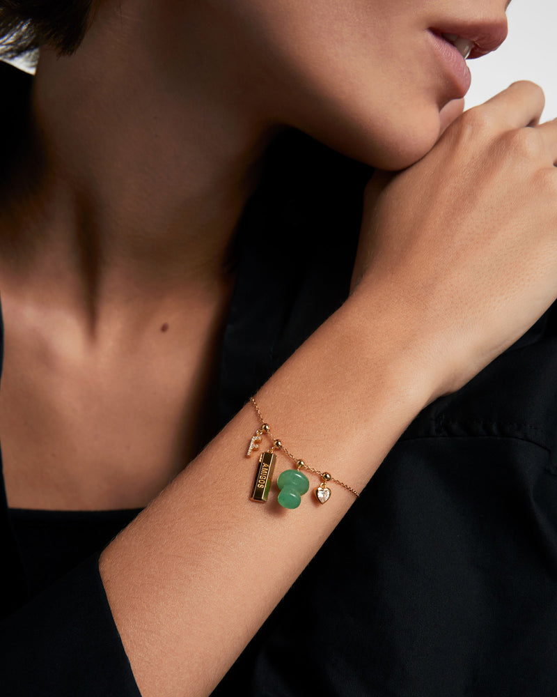 Northern Star Charm - 
  
    Sterling Silver / 18K Gold plating
  
