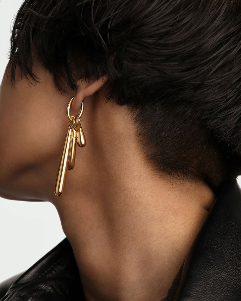 Large Drop Pendant - 
  
    Sterling Silver / 18K Gold plating
  
