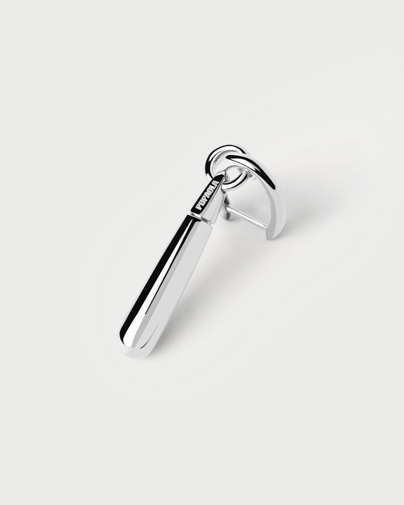 Large Jupiter Silver Single Hoop - 
  
    Sterling Silver
  
