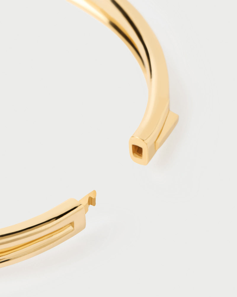 Twister Bangle - 
  
    Sterling Silver / 18K Gold plating
  
